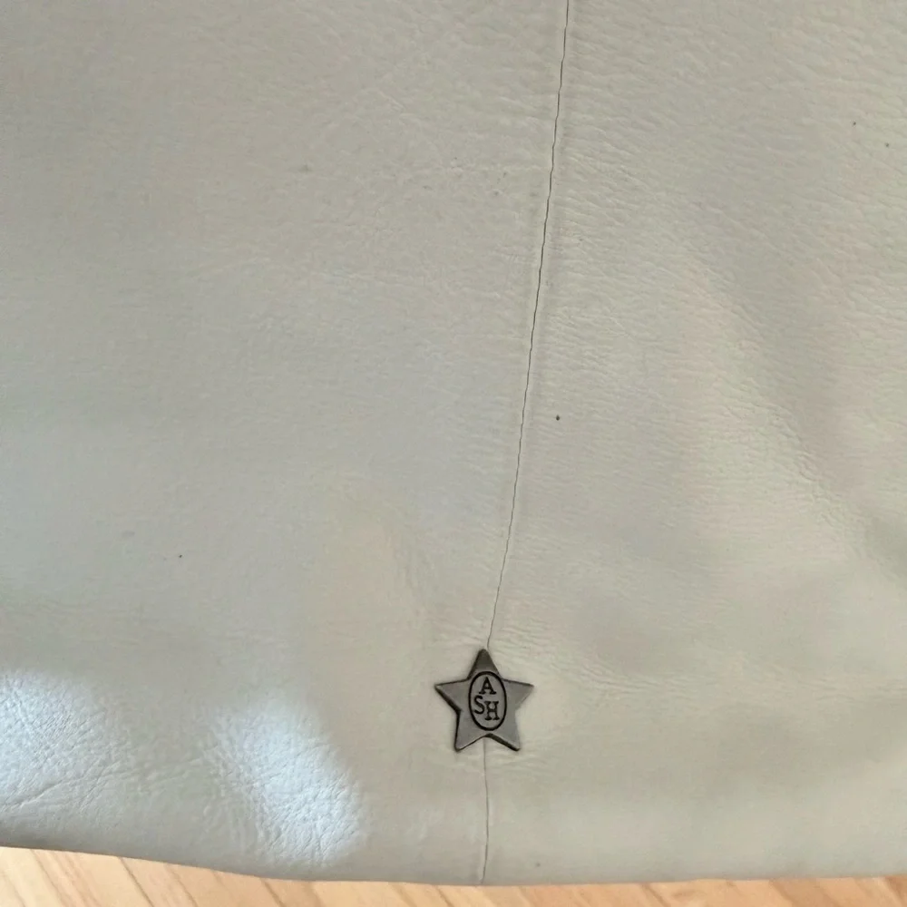 ASH boho White 100% leather Fringe Shoulder Bag/Crossbody - Picture 7 of 10